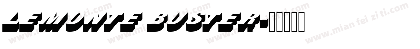 LEMONTE BUSTER字体转换
